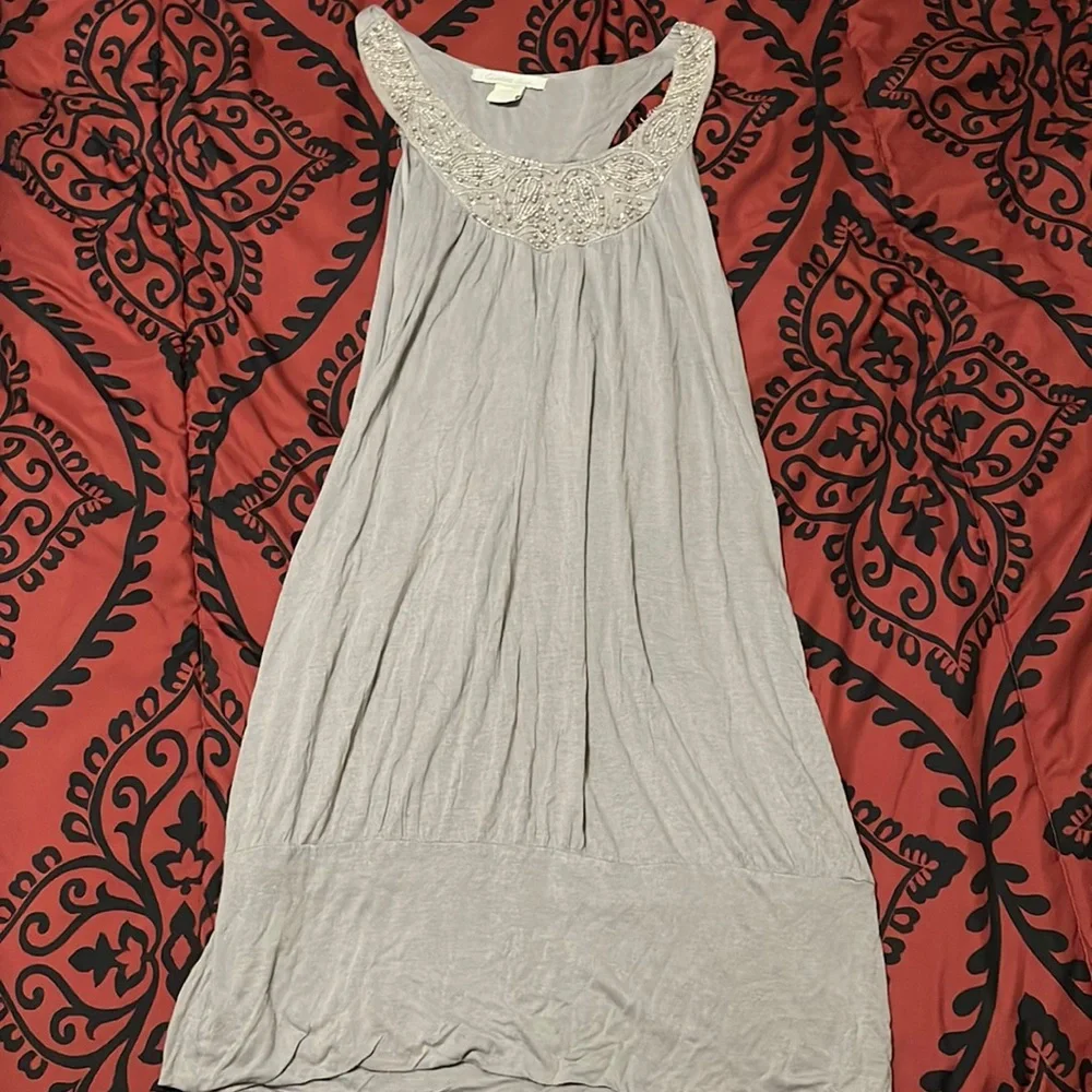 Charlotte Russe grey dress (L) - Picture 1 of 4